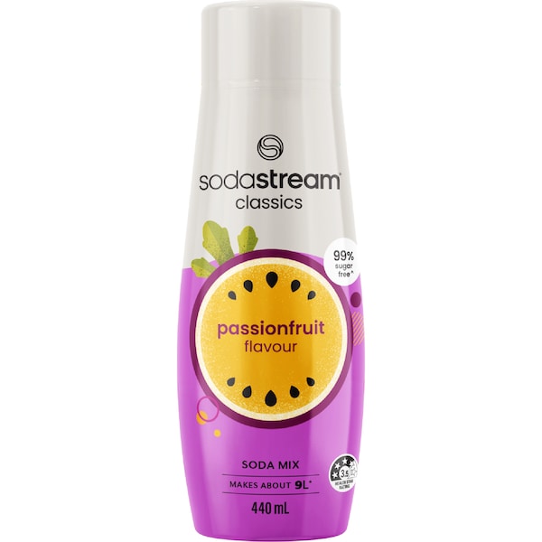 SodaStream Classics Soda Mix Passionfruit 440mL