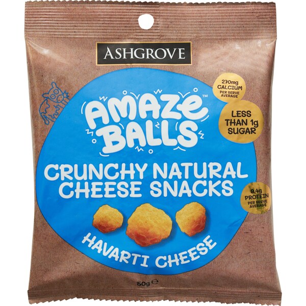 Amazeballs Havarti Cheese Snack 50g