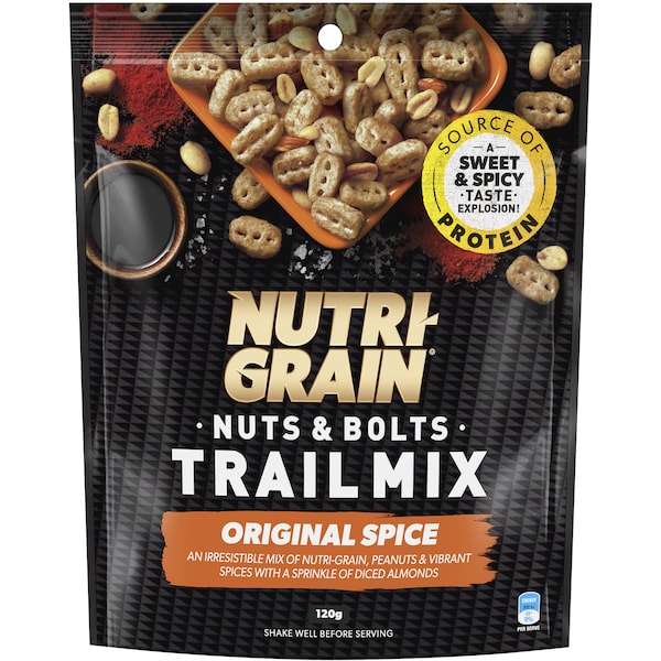 Kellogg's Nutri-Grain Nuts & Bolts Spice Trail Mix 120G