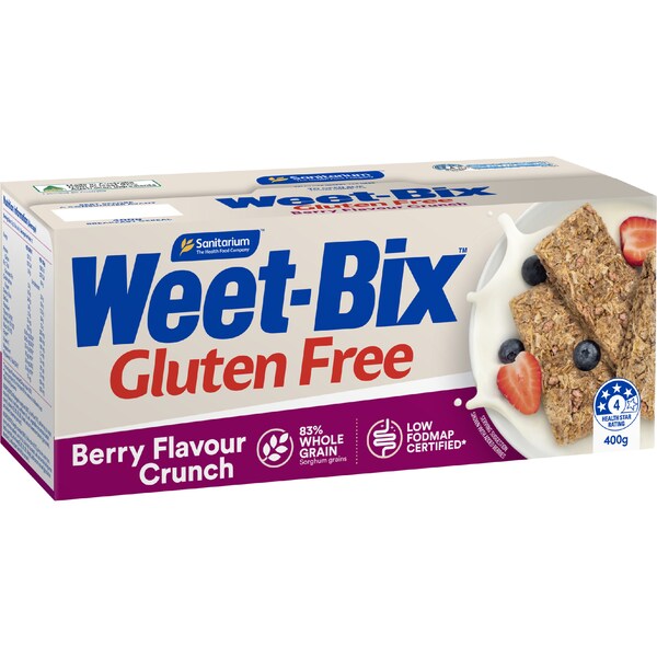 Weet-Bix Gluten Free Berry Flavour Crunch 400g