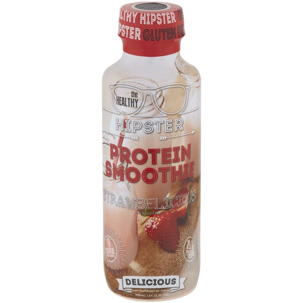 The Healthy Hipster Smoothie Strawberry 450ml