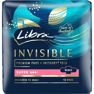 Libra Invisible Super Pads With Wings