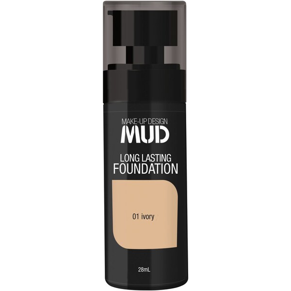MUD Long Lasting Foundation 01 Ivory 28ml