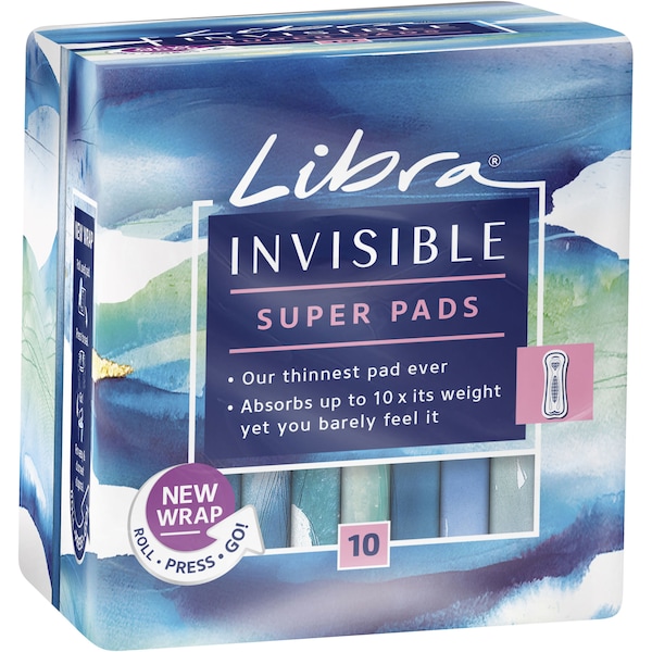 Libra Invisible Super Pads 12 Pack
