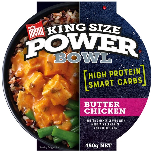 On The Menu Power Bowl Butter Chicken 450g