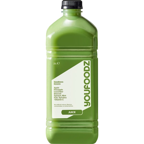YouFoodz Goodness Greens Juice 2L