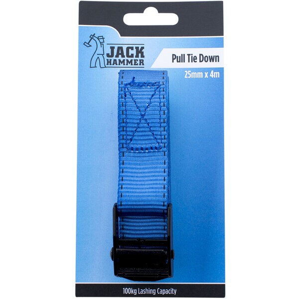 Jack Hammer Pull Tie Down 25mm x 4mm Each