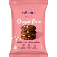 Noshu Sugar Free White Choc Baking Chips