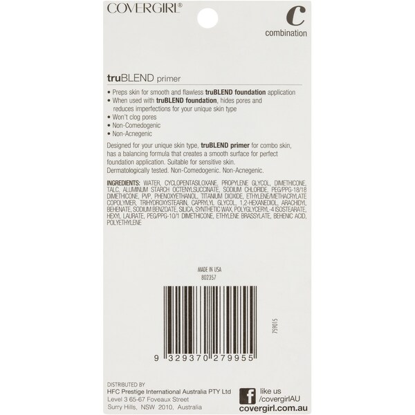 Covergirl Trublend Flawless Primer Combination 30ml