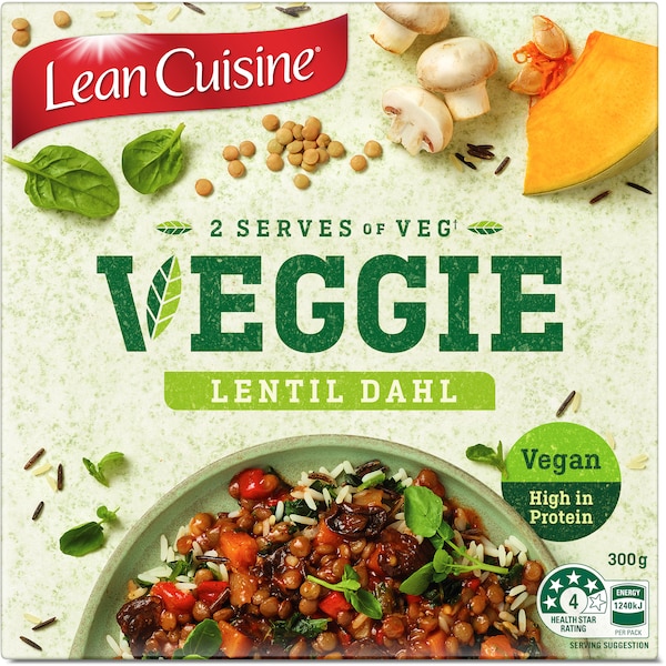 Lean Cuisine Veggie Lentil Dahl 300g