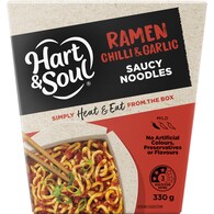 Hart & Soul Ramen Chilli & Garlic Saucy Noodles Box