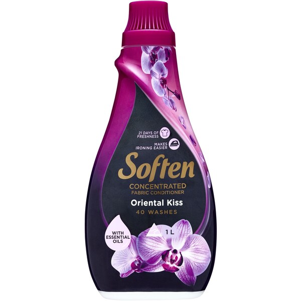 Soften Concentrated Fabric Softener Oriental Kiss 1l