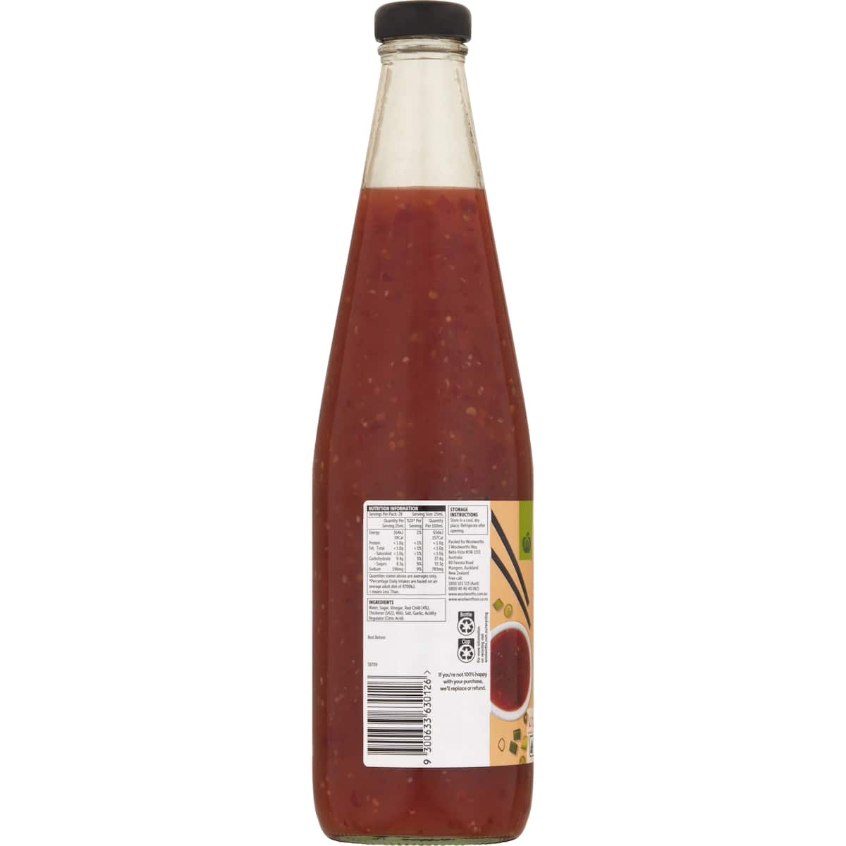 Woolworths Sweet Chilli Sauce 700ml bunch