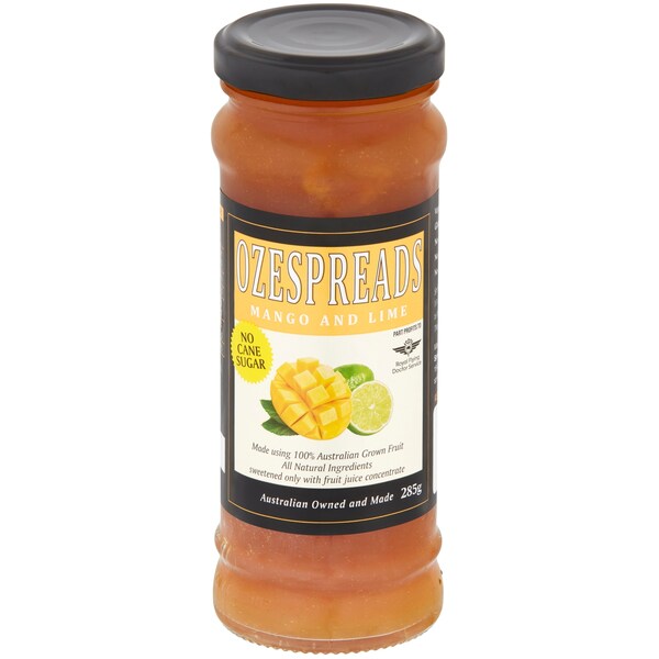 Ozespreads Jam Mango Lime 285g