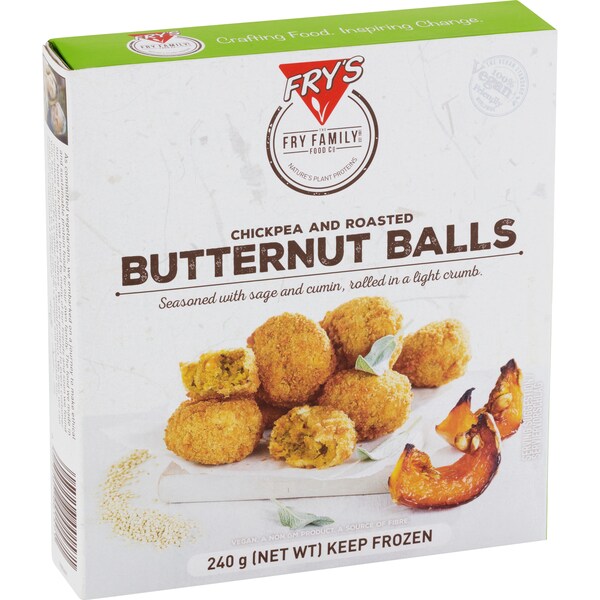 Fry's Meat Free Chickpea & Roasted Butternut Balls 240g