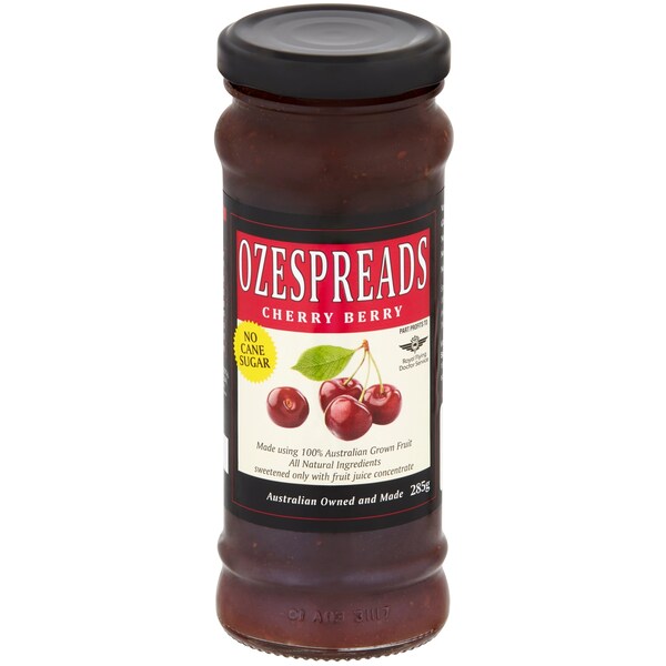 Ozespreads Jam Cherry Berry 285g