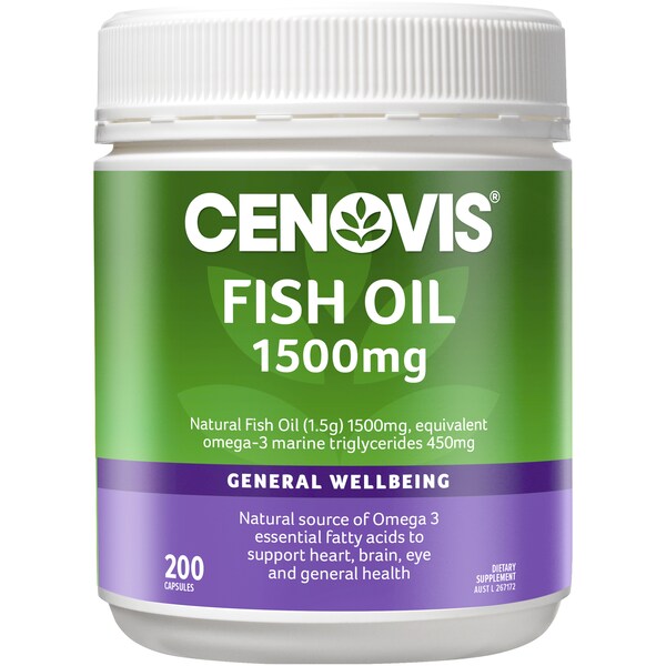 Cenovis Fish Oil 1500mg 200 Pack