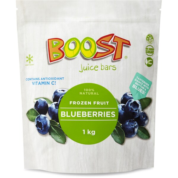Boost Frozen Blueberries 1kg