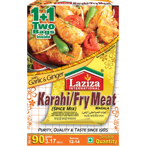 Laziza Karahi Fry Masala 90g