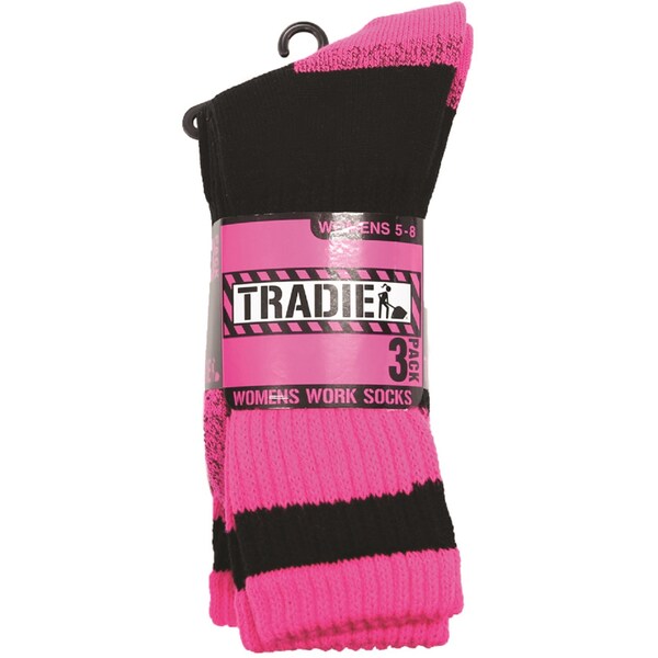 Tradie Lady Acrylic Crew 5 To 8 3 Pack
