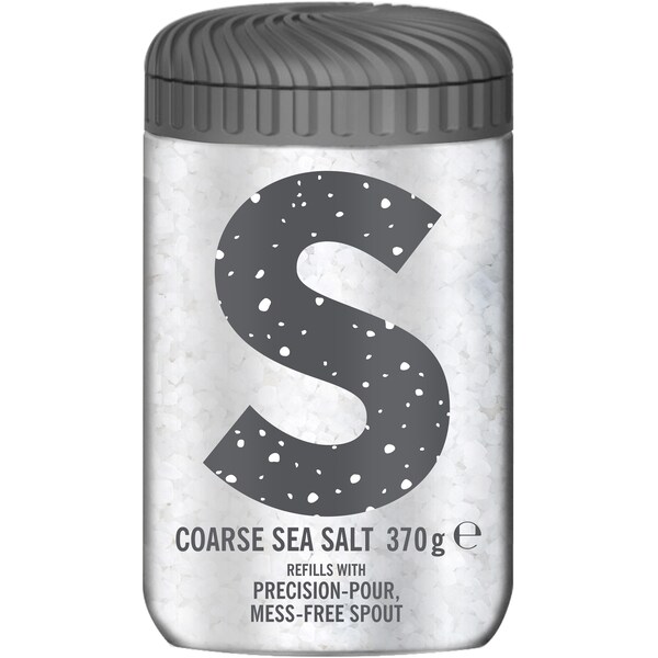 Natural Coarse Sea Salt Grinder 370g