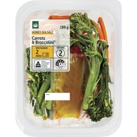Woolworths Honey Sea Salt Carrots & Broccolini