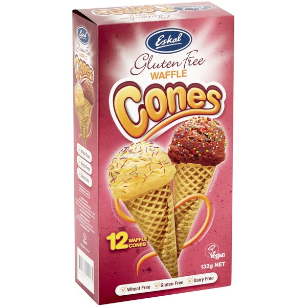 Eskal Ice Cream Waffles Cones 132g