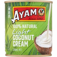 Ayam 100% Natural Light Coconut Cream
