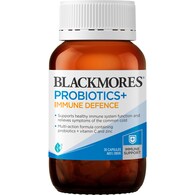 Blackmores Probiotics+ Immune Defence Gut Health Vitamin Capsules