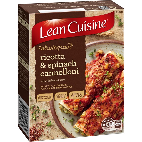 Lean Cuisine Wholegrain Vegetable Cannelloni 400g