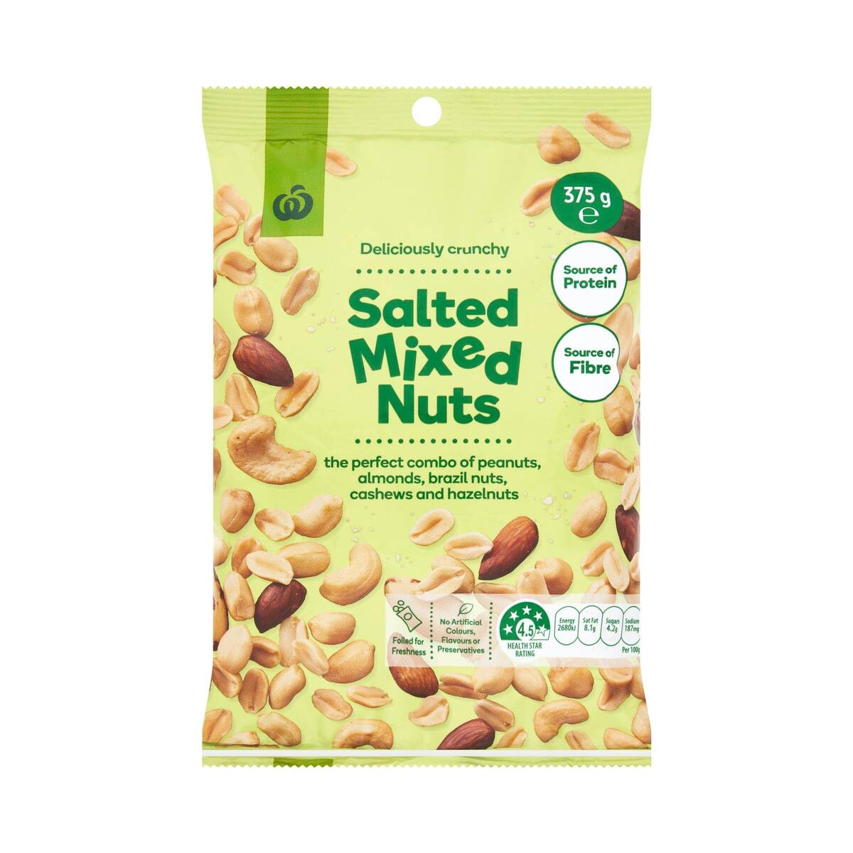 Woolworths Salted Mixed Nut 375g Bunch woolworths-salted-mixed-nut-375g-bunch