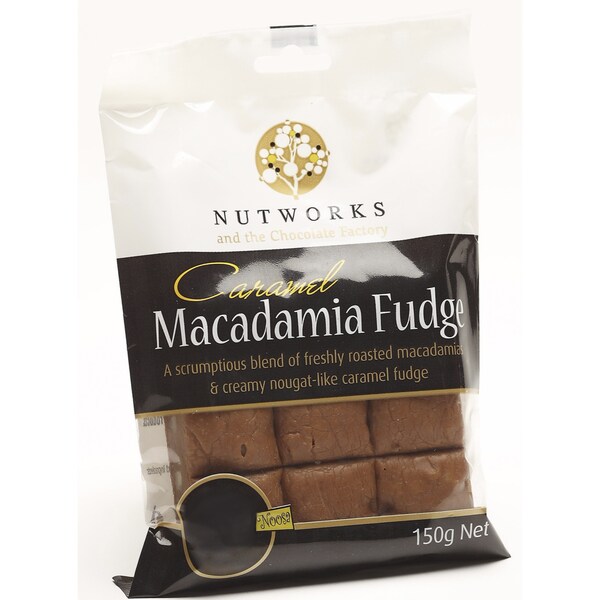Black Bag Macadamia Caramel Fudge 150g