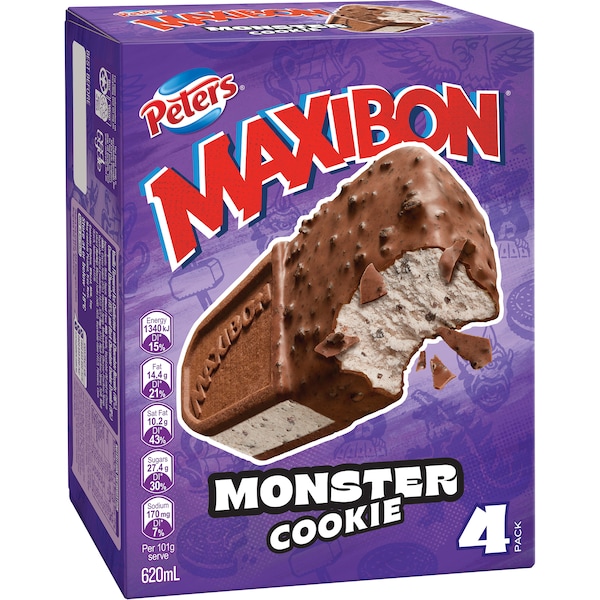 Peters Maxibon Monster Cookie 4 Pack