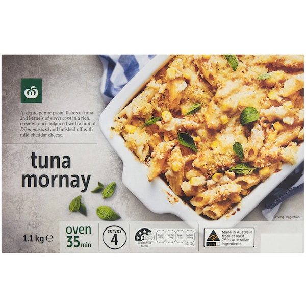 Woolworths Family Classics Tuna Mornay Chilled Meal 1.1kg