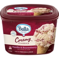 Bulla Creamy Classics Ice Cream Vanilla & Boysenberry