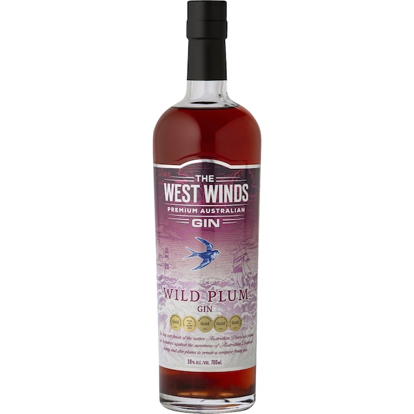 West Winds Plum Gin 700mL