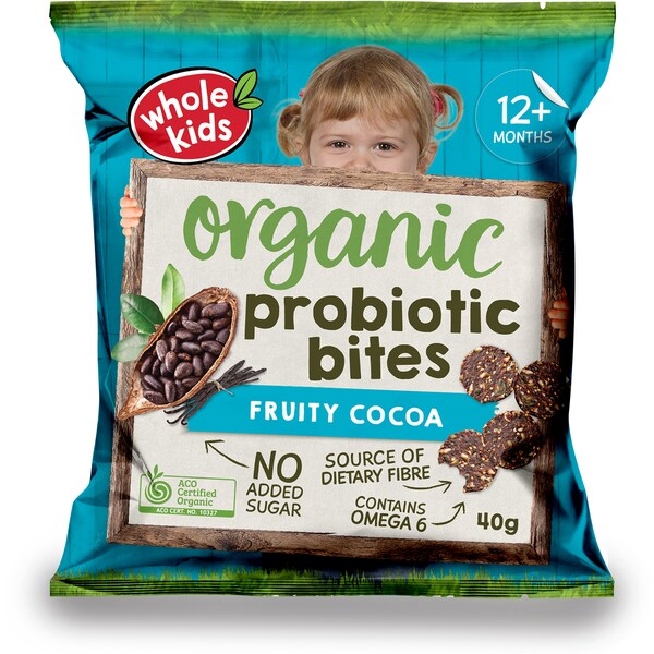 Whole Kids Organic Probiotics Fruity Cocoa 40g