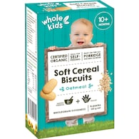 Whole Kids Organic Soft Cereal Biscuits - Oatmeal