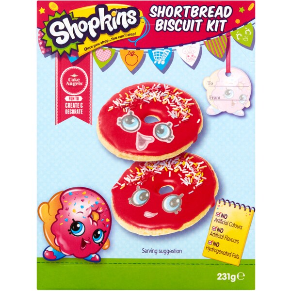 Shopkins Shortbread Biscuit Kit 231g