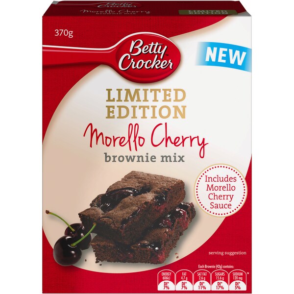 Betty Crocker Morello Cherry Brownie Mix 370g