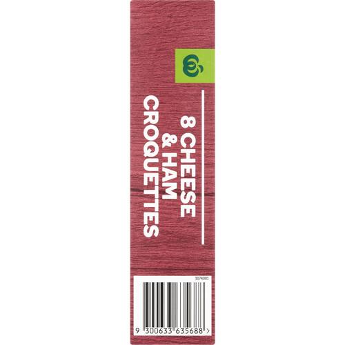 Woolworths Cheese and Ham Croquettes 8 Pack bunch