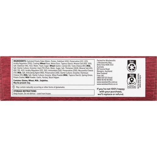 Woolworths Cheese and Ham Croquettes 8 Pack bunch