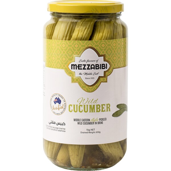 Mezzabibi Wild Pickled Cucumber 1kg