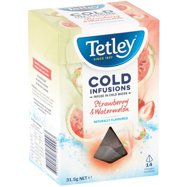 Tetley Cold Infusions Strawberry & Watermelon 14 Pack