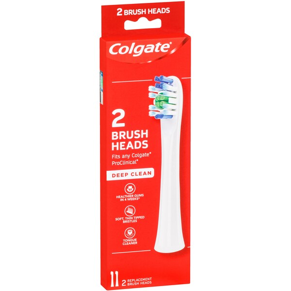 Colgate Electric Toothbrush Refill Proclinical Deep Clean 2 Pack