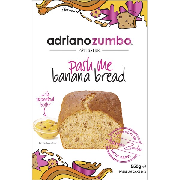Adriano Zumbo  Pash Me Banana Bread 550g