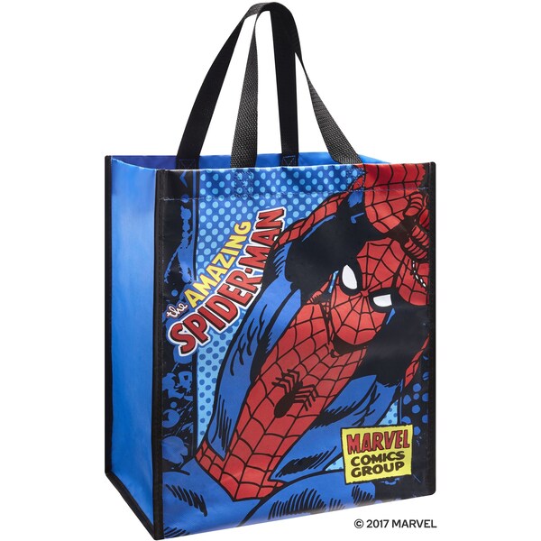 Marvel Heroes Super Disc Spiderman  Shopping Bag Each