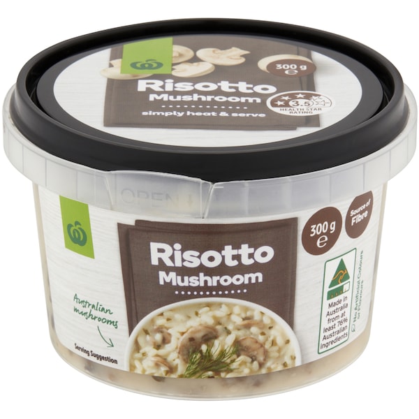 Woolworths Mushroom Risotto 300g