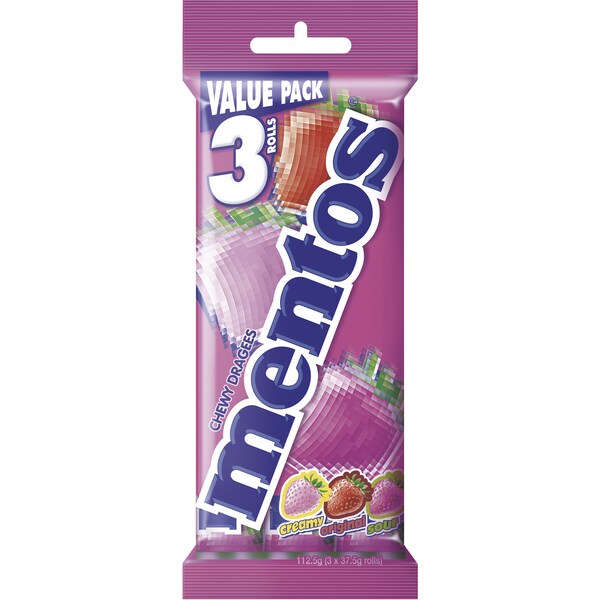 Mentos Strawberry Mix 112.5g