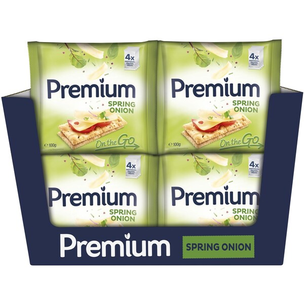 Premium Crispbread Spring Onion 100g